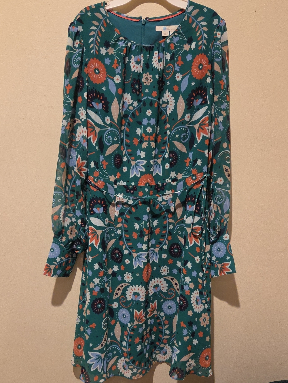 ❤️ NWOT! BODEN BLOSSOM FLORAL LONG SLEEVE DRESS, 4 - Picture 11 of 16
